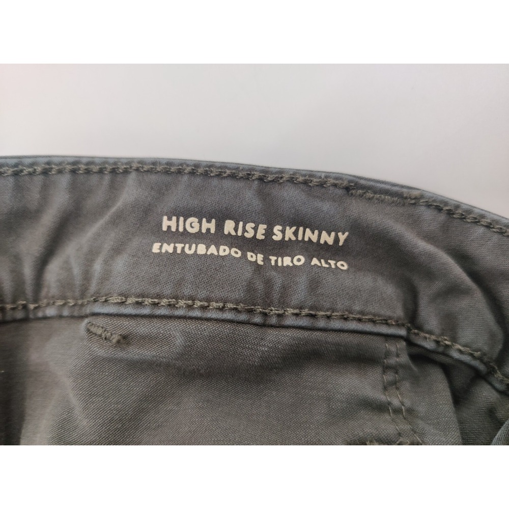 Universal Thread Women's Hi Rise Skinny Pants Charcoal Gray Button Fly Sz 12/31R - Picture 4 of 12